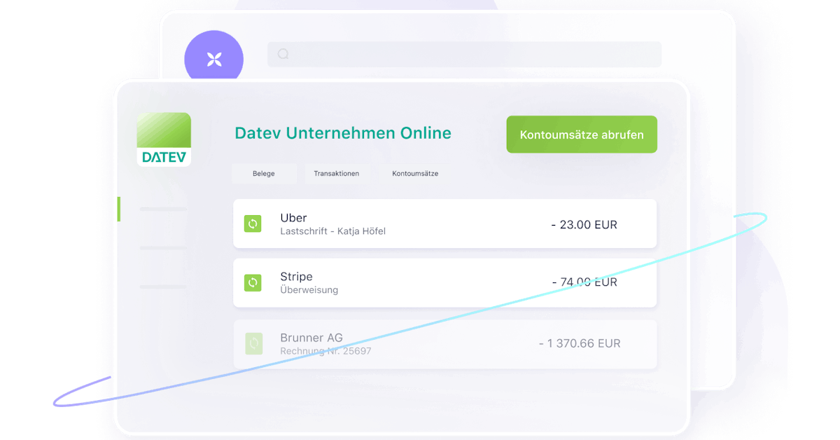 Geschäftskonto mit DATEV-Schnittstelle
